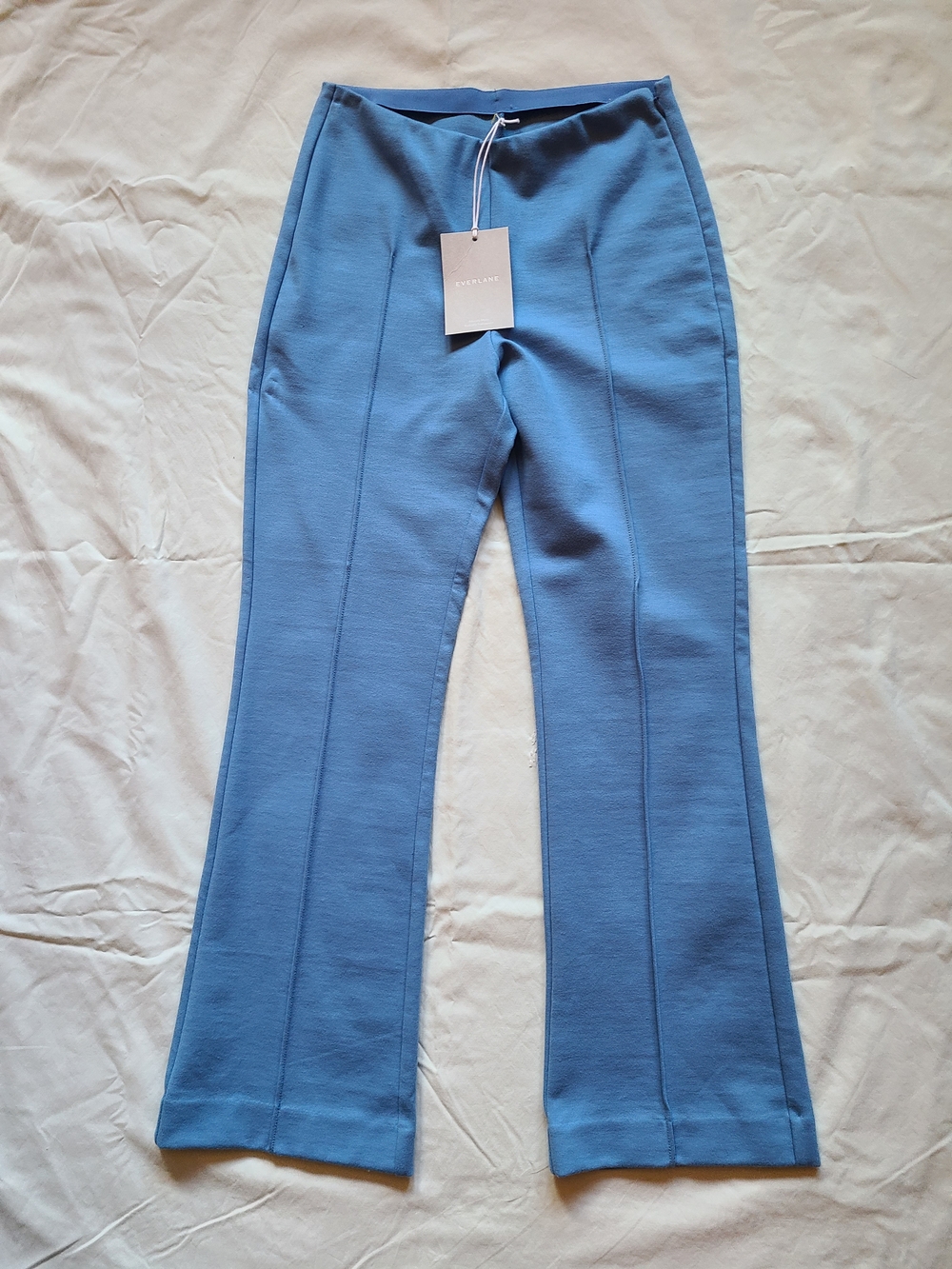 Everlane The Dream Kick Flare Pant w Hidden Side Zip in Heritage Blue Womens M